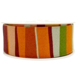Ribbon – Stripes Browns 38mm x 15m rolls