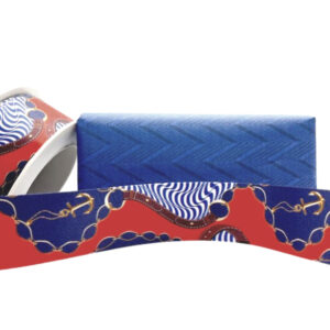 Scarf – “G” Red & Navy 25mm x 15m