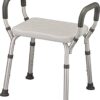 Shower Chair with Handles and no backrest
