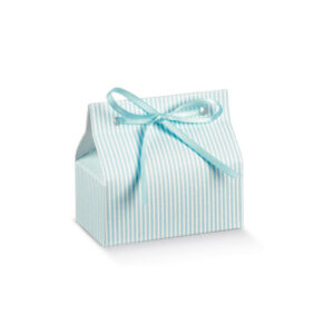 Favour Box – Blue Stripe 70 x 40 x 30mm