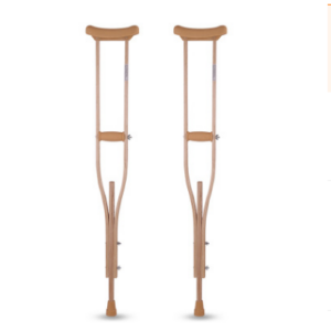 Wooden Underarm Crutches Small -Pair (2)