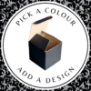 Design Cube Box (S) – Black Kraft 110 x 110 x 110mm