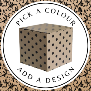 Design Cube Box (L) – Brown Kraft 200 x 200 x 200mm