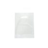 Frosted (Clear with white tint) Plastic Carrier Bags (300+40x240mm)(500 Units)
