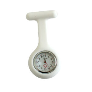 Lapel Nurse watch (White Silica Gel)