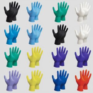 durable nitrile High risk exam gloves
