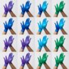 Semperit Sempercare Nitrile Skin² Lavender-Blue Powder-Free Gloves, Size M (7–8), Pack of 200