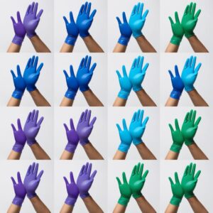 Unigloves Vinyl Gloves Size L 8-9 "PREMIUM", Non-Sterile, Powder-Free, Pack of 100