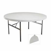 Totally Home Round Folding Table 10-12 seater