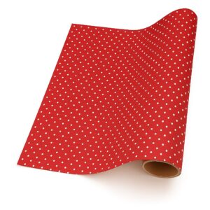 Spot – Red with White (5m x 50cm)