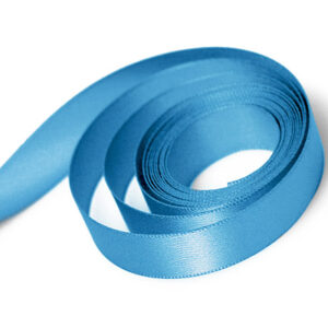 Turquoise Satin Ribbon 25m rolls (40mm)