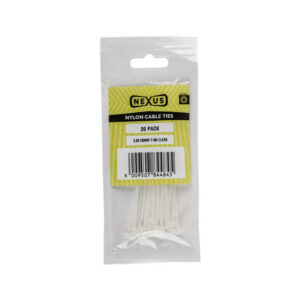 Nexus Cable Ties T50R 4.8Mmx200Mm Black 100 Packne