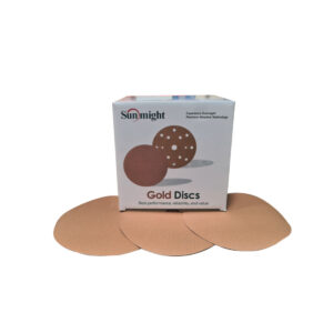 02409 Sunmight Velcro Gold Disc 150Mm No Hole (150) - 100
