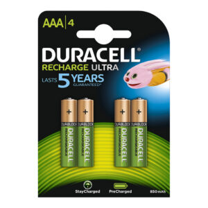 Duracell Battery Rechareable Aaa 900Mah 4 Pack