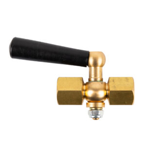 Gauge Cock Brass Fem X Fem 1/2 Inch Bsp