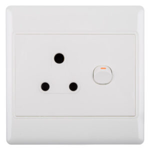 Nexus Socket Switch With Cover 16Amp 4X4 Single