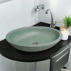 Alternative view of Angels Rock Pool Green Bespoke Bathroom Sink 545X400X165Mm