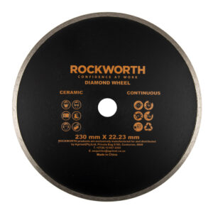Rockworth Diamond Wheel 230Mm Continuous Rim