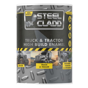 Steel Cladd Truck And Tractor Enamel Black 1L