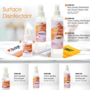 125ml Surface Disinfectant with full colour sticker