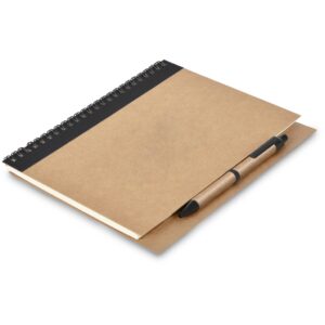 A5 Spiral Notebook & Pen Eco Gift Set – Great Eco Friendly Corporate Gift