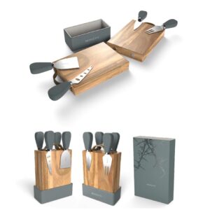 Andy C Elegant Double Board Magnetic Cheese Set In Gift Box – Eco Friendly Gift