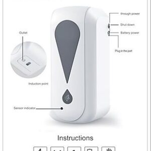 1.2 Liter Automatic Soap / Sanitiser Dispenser Wall Mounted – Min 10 units