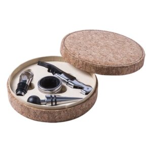 Cork 4pc Wine Set – Eco Friendly Corporate Gift Idea