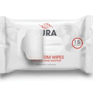 Custom Branded Packet of 15 wipes – 70% Alcohol Cleaning Wipes. Min 10000 units