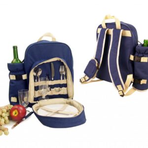Navy Picnic Backpack For 2