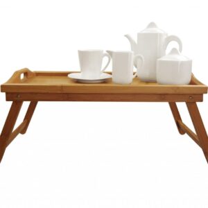 Bamboo Breakfast Tray With Fold Up L