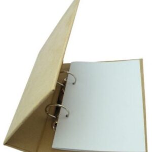 Recycled Leather A4 Lever Arch File – Plain – Min Order: 250 uni
