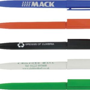 Recycled Polystyrene Eclipse Pen – Plain – Min Order: 250 units