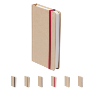 Eco Friendly A6 Notebook with Coloured Ribbon & 100 Blank Pages