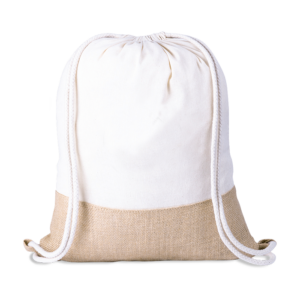 Eco Friendly Drawstring Bag – Jute & Cotton