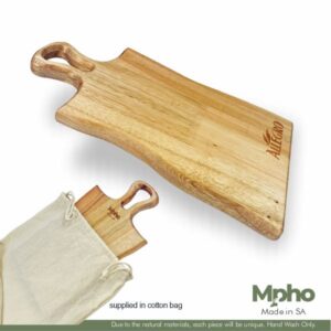 Eco Friendly Lady Shape Wooden Paddle Serving Board In Cotton Bag – Min 20 Units