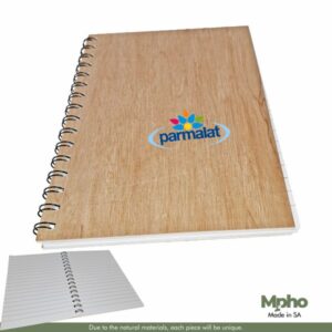 Eco Friendly Wooden A4 Spiral Notebook With Lined Pages – Min 100 Units