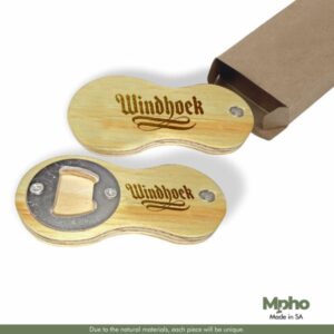 Eco Friendly Wooden Figure Round Bottle Opener In Gift Box – Min 100 Units