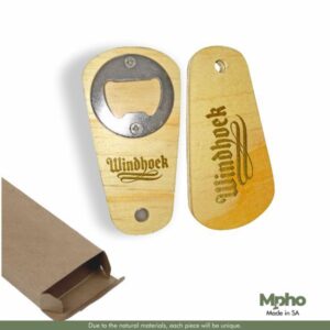 Eco Friendly Wooden Round T Bottle Opener In Gift Box – Min 100 Units