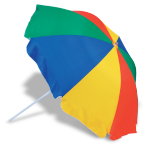 Multicolour Jumbo Beach Umbrella – Multi