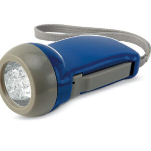 Dynamo torch with 5 white LED lights.
