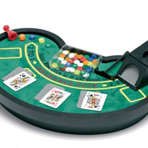 Blackjack gambling set. Size 25,7×16,6x4cm