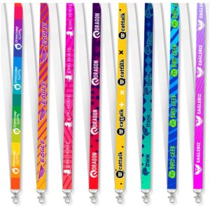 Kaleidoscope Petersham Promotional Sublimation Lanyard – Brandable Gift Idea