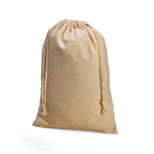 Natural Cotton Fibre Drawstring Bag – 30cm