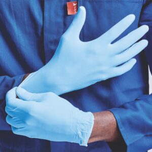 Disposable Glove Nitrile Powder Free Blue 100’S – Min 20 boxes of 50 pairs