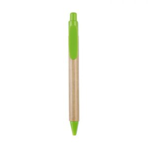 Bamboo and plastic ball pen – blue ink refill -Available in: Bla