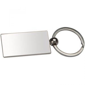 Metal rectangular key ring