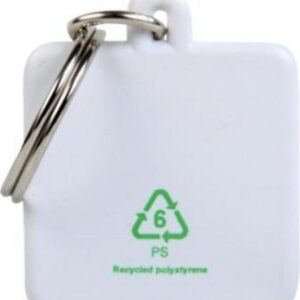 Eco friendly plastic key rings – made from recycled plastic.