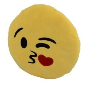 Emoji 40cm Cushion – Kiss