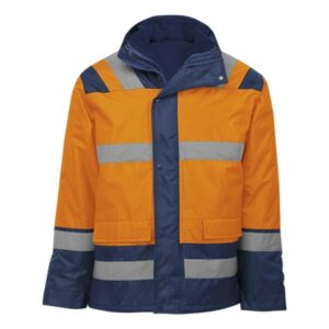 Blaze 4-In-1 Jacket – Available in: Safety Orange/Navy or Safety Yellow/Navy